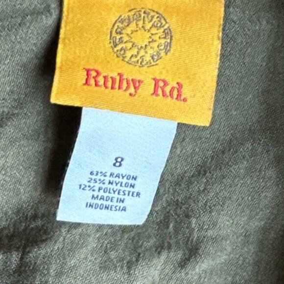 Ruby Rd Jacket Womens 8 Bronze Iridescent Lightweight Jacket‎ Pockets Metallic - Picture 4 of 9